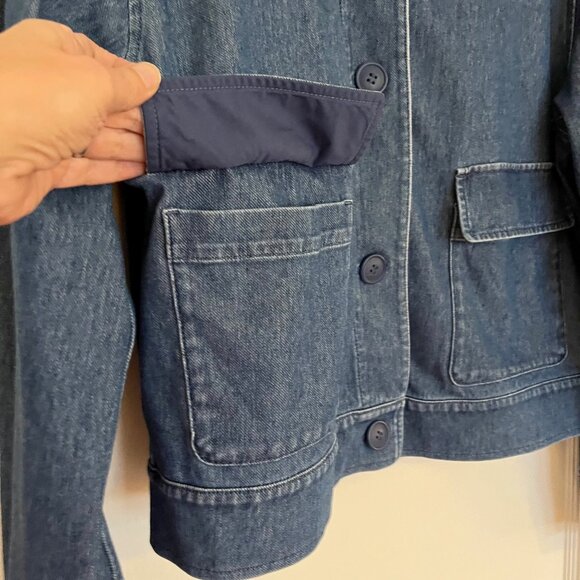 Uniqlo Relaxed Cotton Denim Jacket | Size XS - Picture 4 of 10